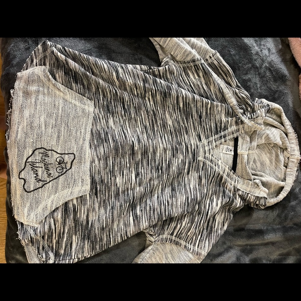 patterned hoodie